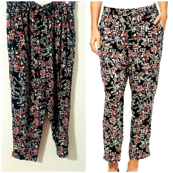 Jessica Simpson Missy XL Cadie Floral Viscose Loose Comfy Pants Cottagecore EUC - Picture 1 of 8